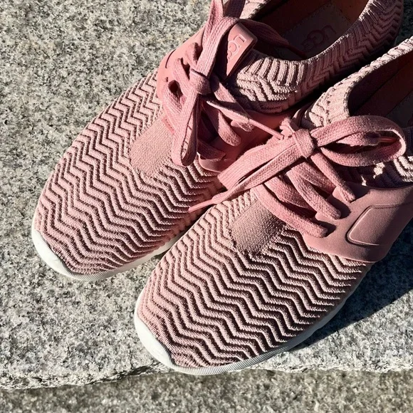 Women’s Ugg Willows Sneakers in Mauve Pink (7) - Picture 4 of 10